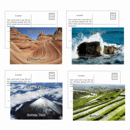 Geography Postcards - Pack 1 - Message B