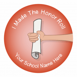 I Made The Honor Roll Stickers