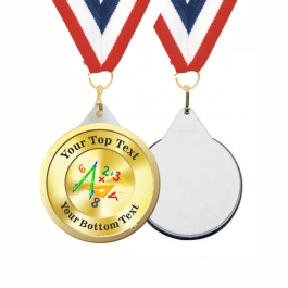 Maths Custom Medals and Ribbons