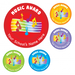 Award Stickers - Musical Note