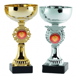 Cup Trophy - Red Gold Cup Design
