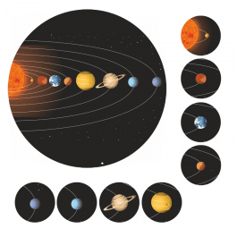 Mini Solar System Stickers
