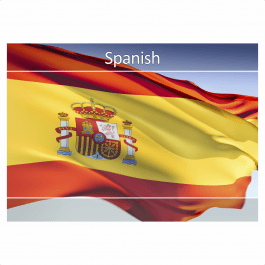 Spanish Department Praise Postcards - Spanish Flag (Blank)