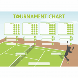 'Tennis Tournament' Class Reward Chart and Stickers