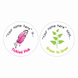 Tickled Pink/Green to Grow Stickers