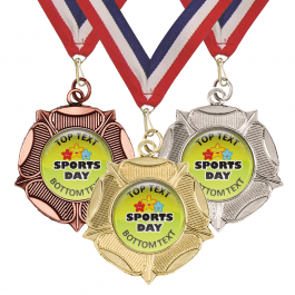 Tudor Rose - Sports Day Medals and Ribbons