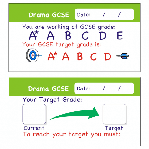 Drama GCSE Assessment Stickers