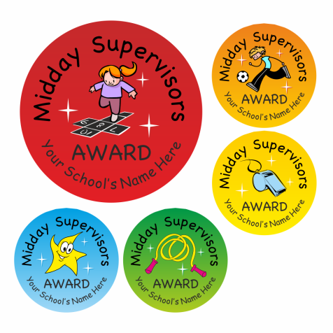 Midday Supervisors Award Stickers