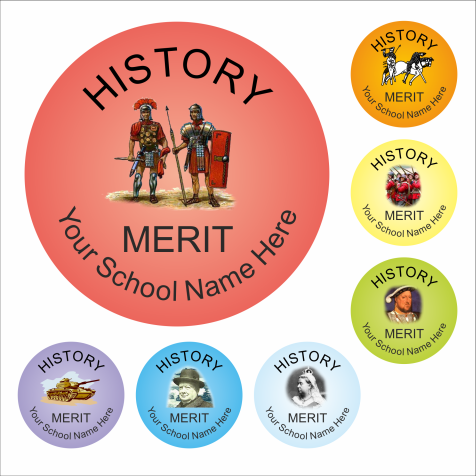 History Reward Stickers - Classic