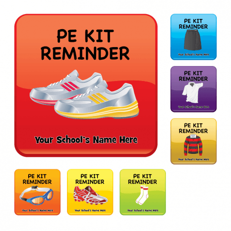 PE Kit Reminder Stickers