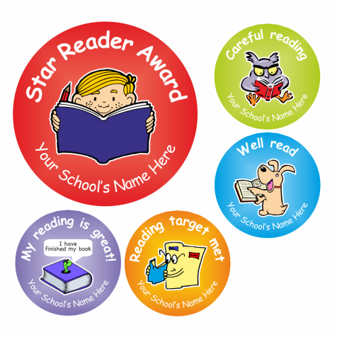 Reading Award Stickers
