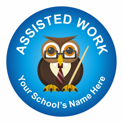 Assisted Work Stickers