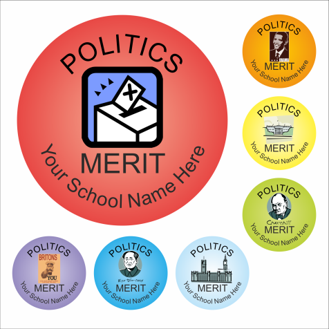 Politics Reward Stickers - Classic
