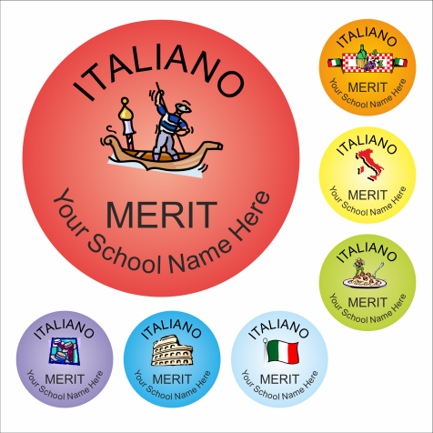 Italian Reward Stickers - Classic