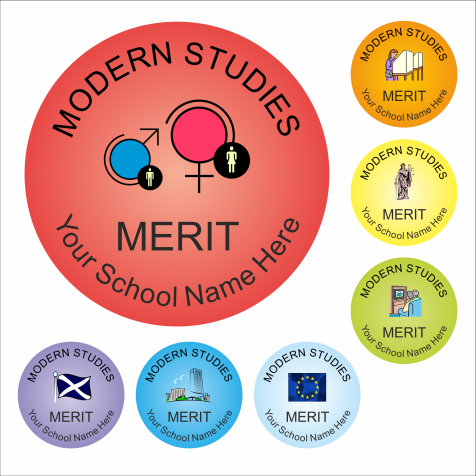 Modern Studies Reward Stickers - Classic