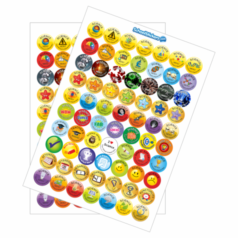 Science Reward Stickers - Variety Pack