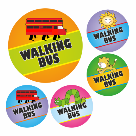 Walking Bus Stickers