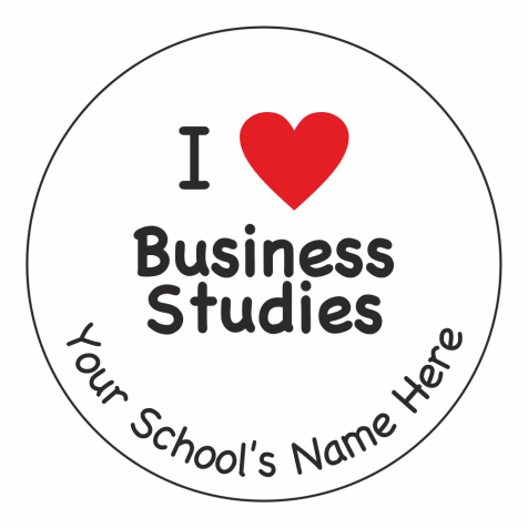 I Heart Business Studies Stickers