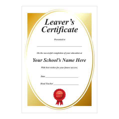 Gold Leaver's Certificates