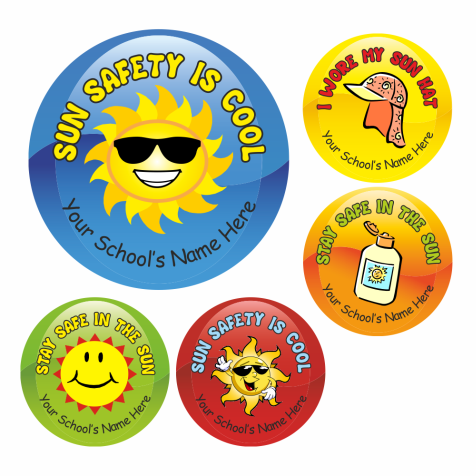 Sun Safety Stickers