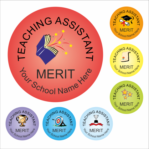 Teaching Assistant Reward Stickers - Classic