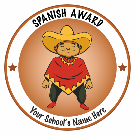 Super Sized Spanish Award Stickers