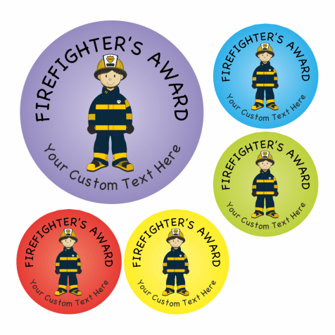 Fire Safety Stickers Set 2