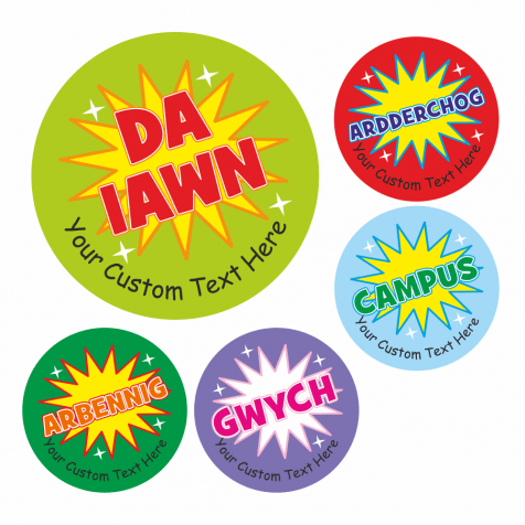 Welsh Teachers Wow Stickers