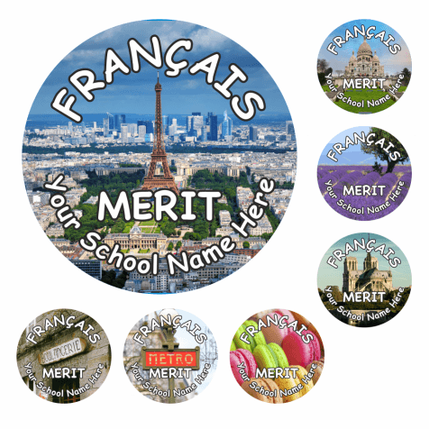 French Snapshot Reward Stickers