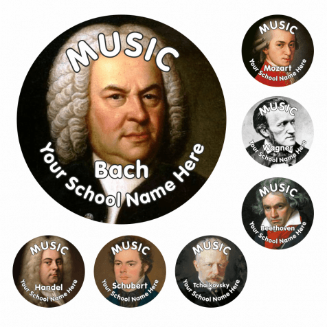 Great Composers Reward Stickers