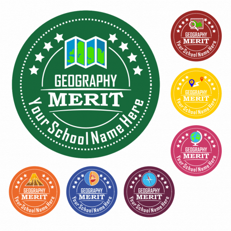 Geography Success Reward Stickers