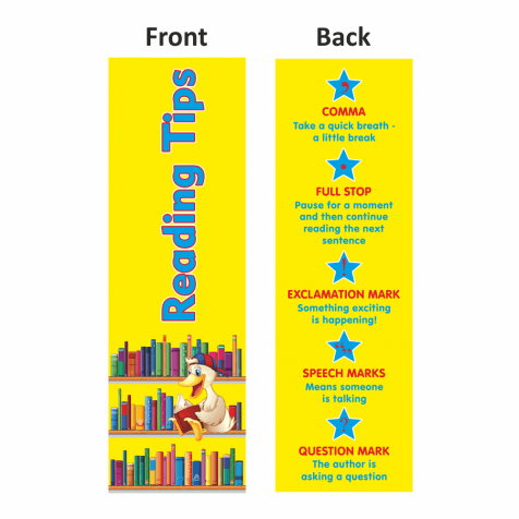 Reading Tips Bookmarks Set 2