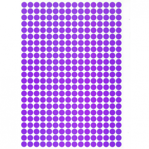 Purple Dot Marking Stickers