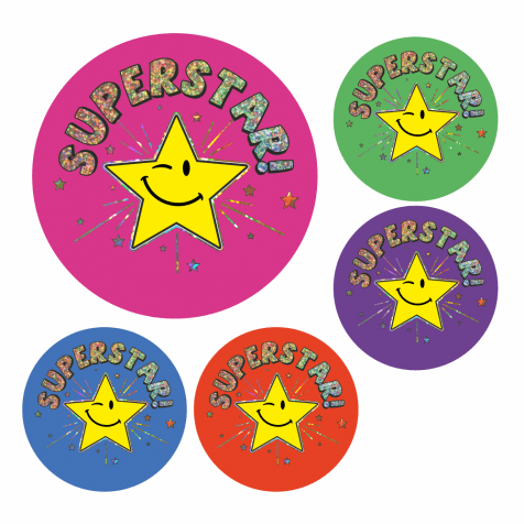 Superstar Sparkly Stickers