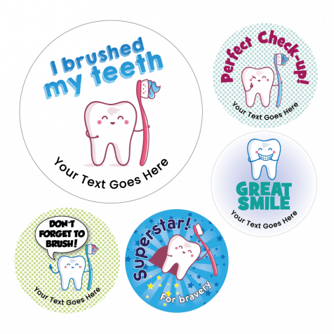 Dentist Assorted Reward Stickers