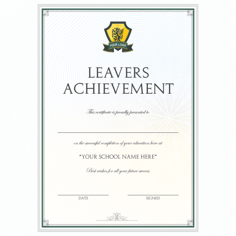 Logo Leavers Achievement Certificate