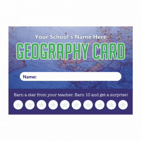 Geography Punch Cards
