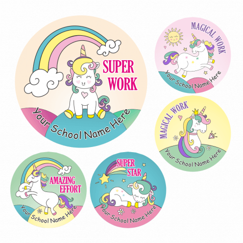 Unicorn Praise Stickers
