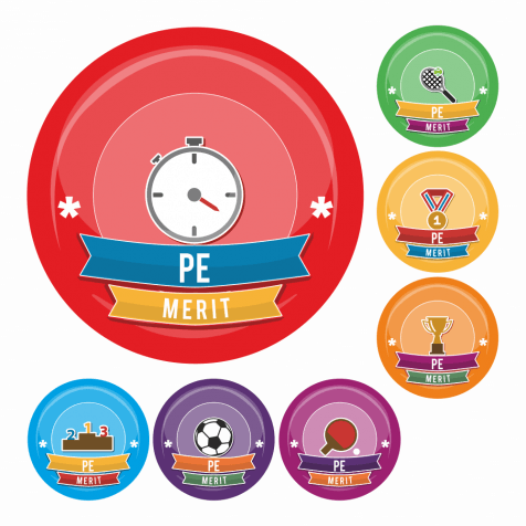 PE Banner Reward Stickers