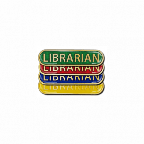  Librarian Pin Badge - Bar