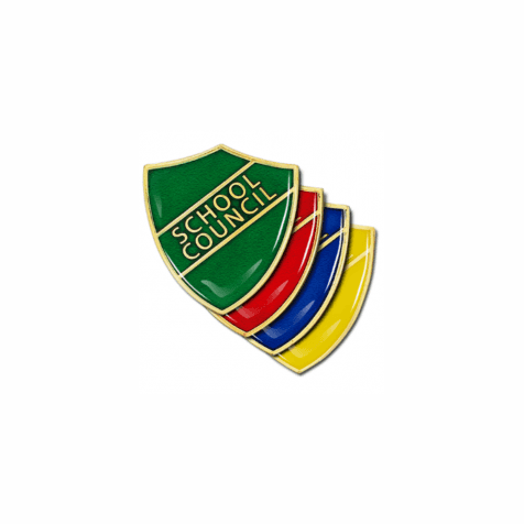 School Council Pin Badge - Shield