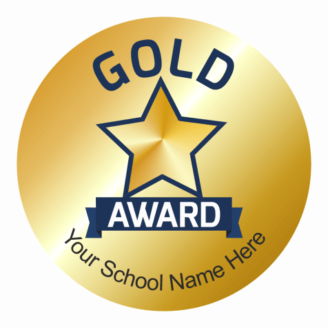 Gold Effect Gold Award Stickers