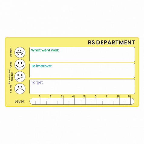 RS GCSE Marking Stickers