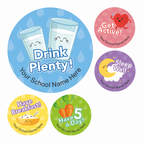 Healthy Lifestyle Stickers