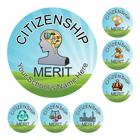 Citizenship Scenic Award Stickers