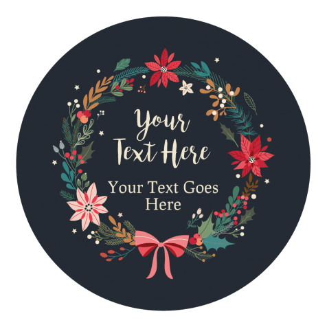 Wreath Christmas Stickers