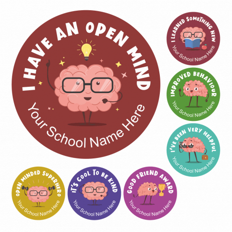 Open Mind Stickers