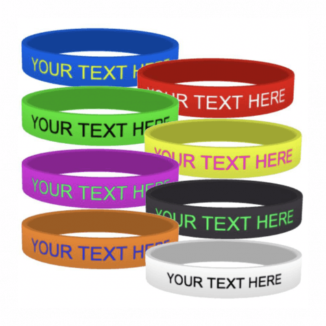 Personalised Silicon Wristbands