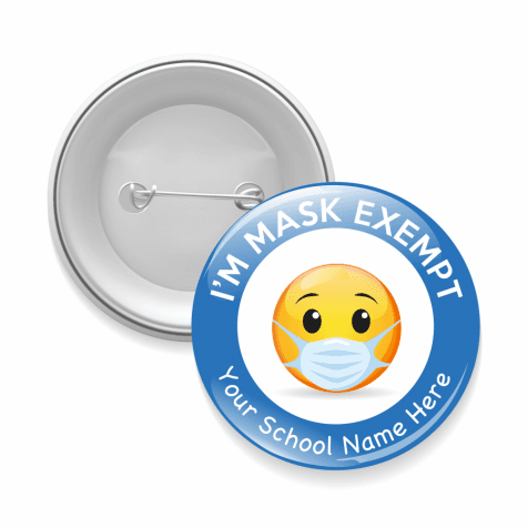Mask Exempt Button Badges