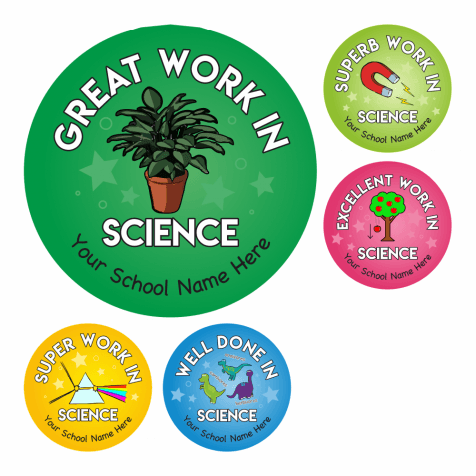 Science Primary Stickers